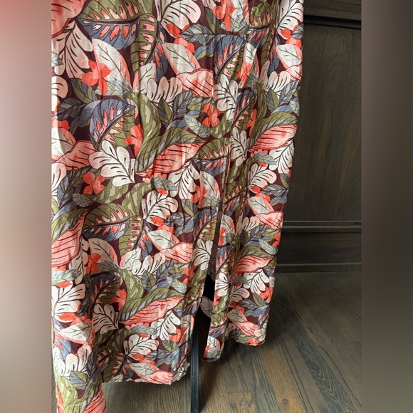 Wild Fable Floral Halter Maxi Dress - Pink and Green NWT 1X - Picture 4 of 10